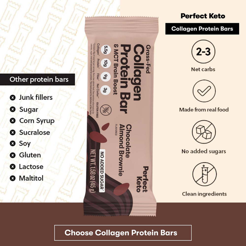Perfect Keto Bars MCT oil focus — fast energy and improved satiety