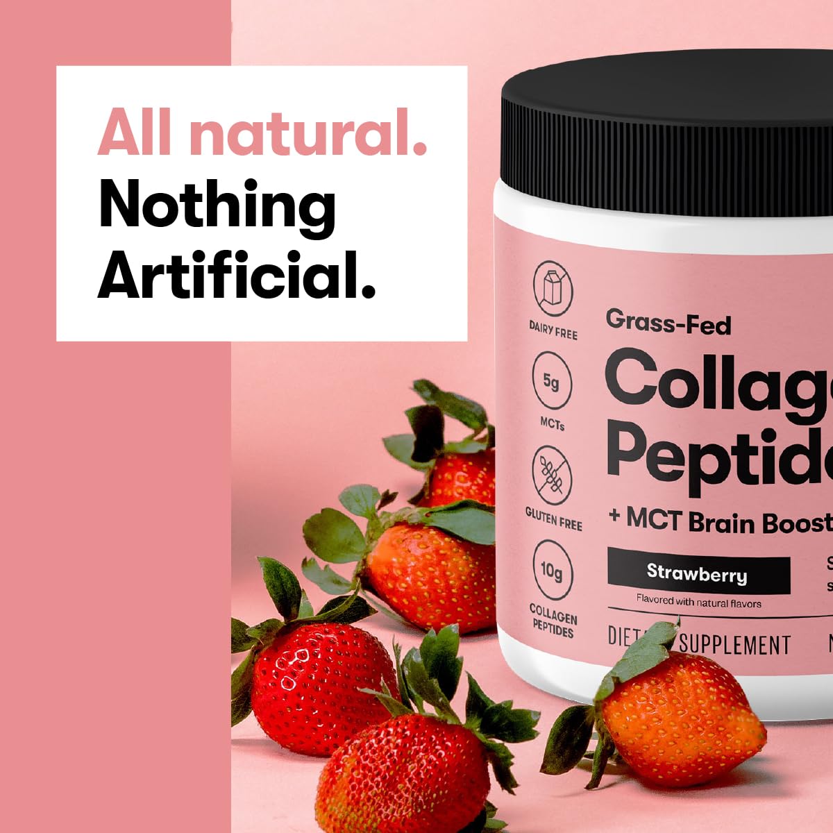 MCT oil powder blends into beverage, signaling energy-boosting keto support