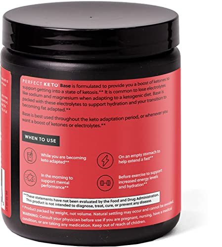 Label close-up of Perfect Keto goBHB strawberry lemonade flavor for taste and trust.