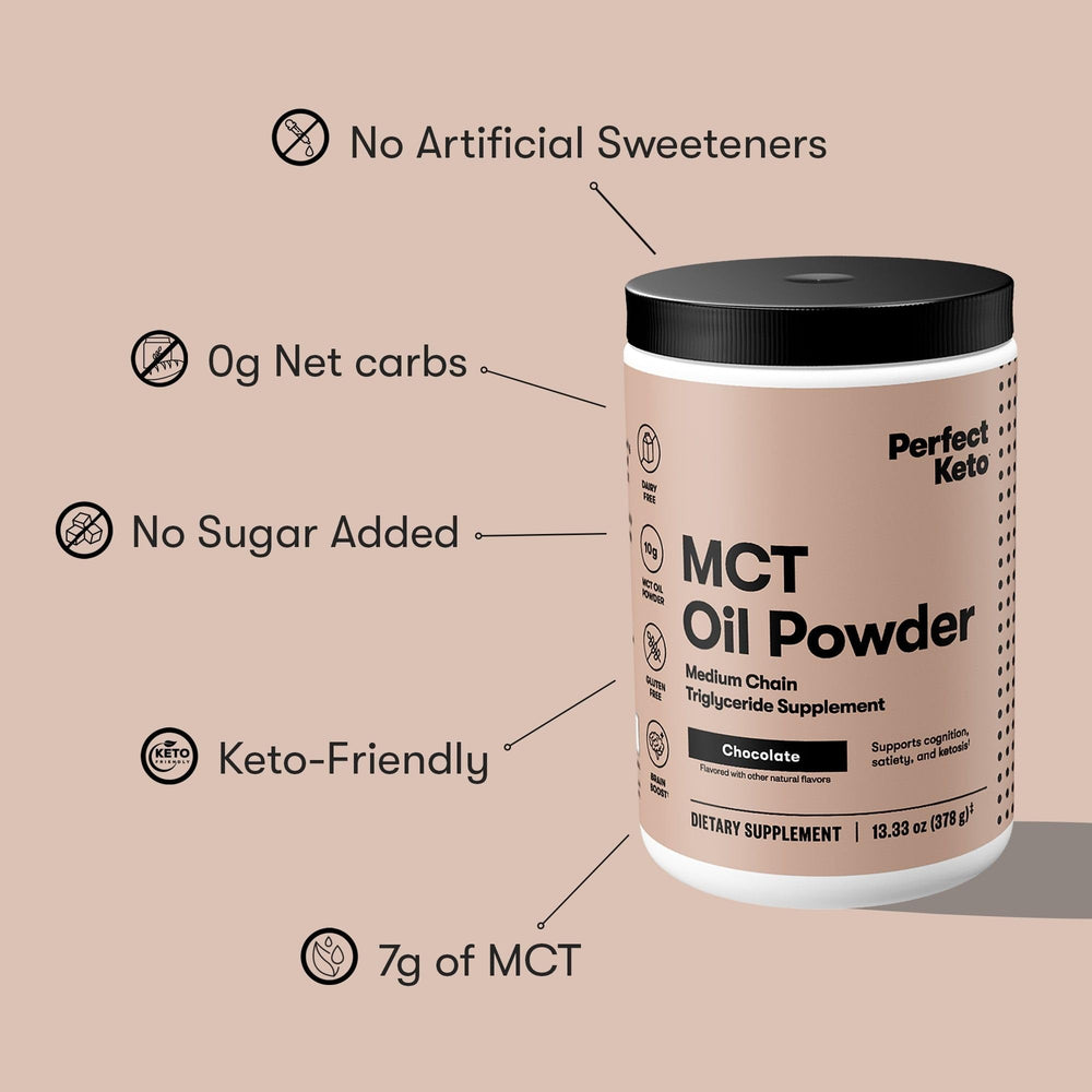 Perfect Keto MCT powder booster for workouts and daily use