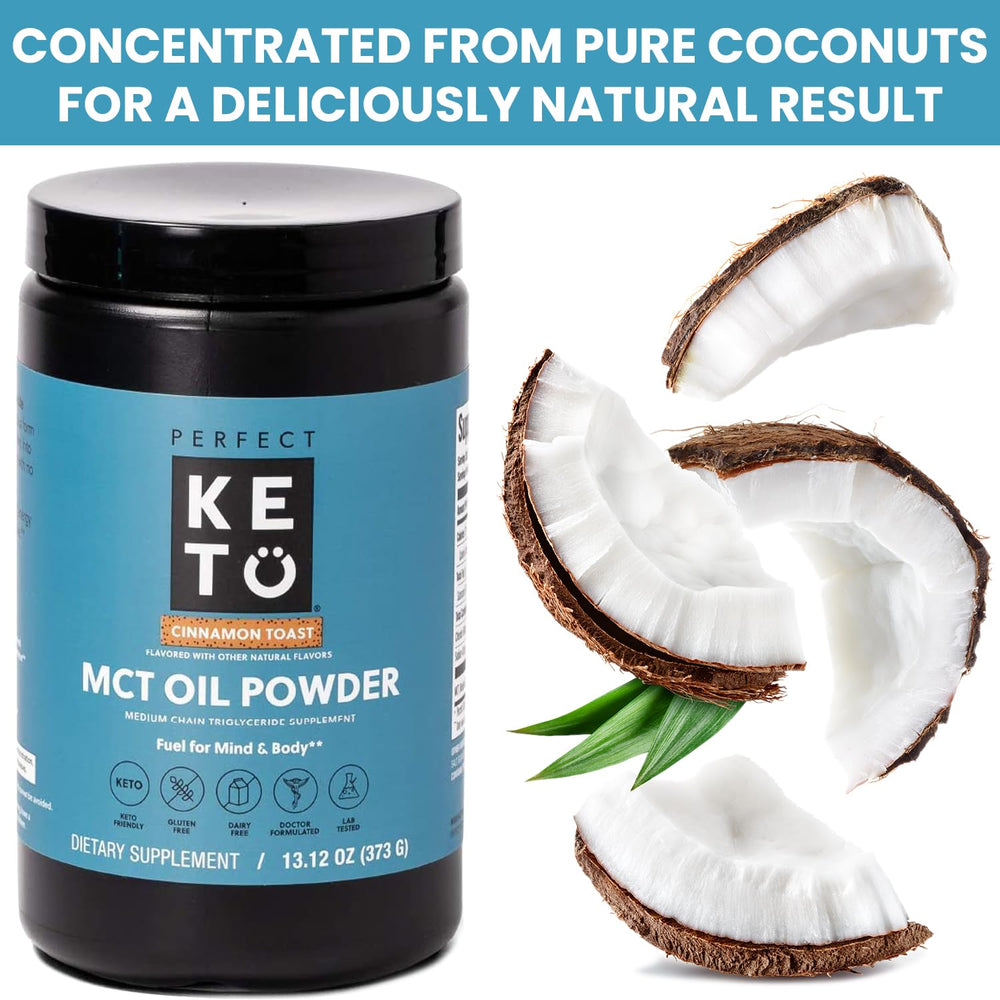Perfect Keto MCT powder keto energy support for focused workouts