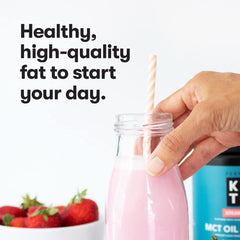 Perfect Keto MCT powder protein shake add-in for quick keto meals