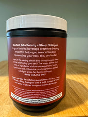 Perfect Keto night-time ritual featuring collagen and ashwagandha for calm evenings.
