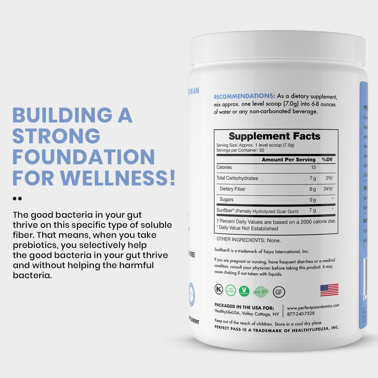 Daily use of PERFECT PASS PHGG powder supports easy post-workout beverage customization.