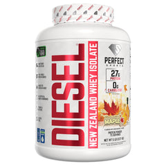 Perfect Sports Diesel New Zealand Whey Protein Isolate bottle ready for post-workout fueling