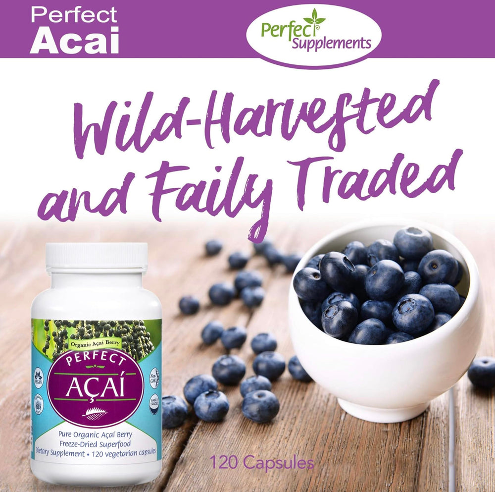 Perfect Supplements Acai in a shake for convenient daily use