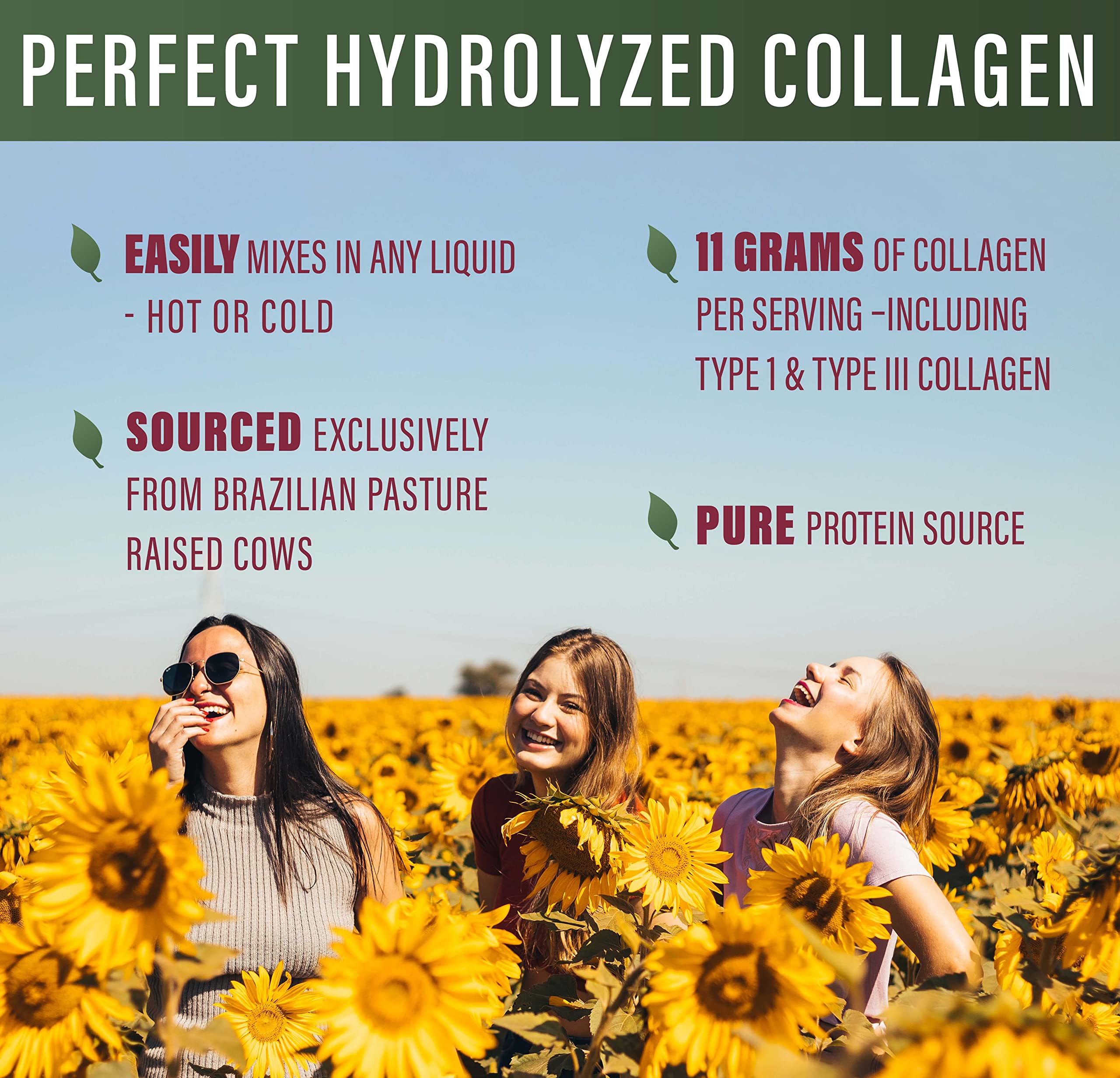 Perfect Supplements hydrolyzed collagen powder in coffee for daily routine