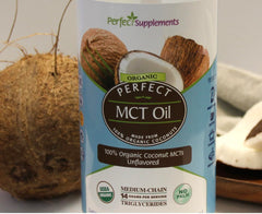 Perfect Supplements MCT Oil coffee addition for a creamy, flavor-neutral boost.
