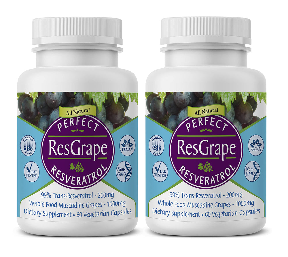 Perfect Supplements ResGrape bottle – 60 capsules for a simple daily wellness routine.