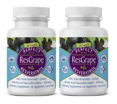 Perfect Supplements ResGrape bottle – 60 capsules for a simple daily wellness routine.