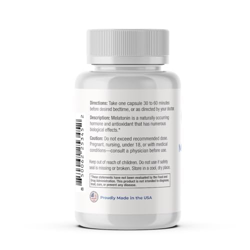 Two-pack box layout of Perfect Vitamin Products melatonin for convenient planning.