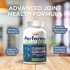 Performa Flex ginger root scene suggests natural swelling relief support