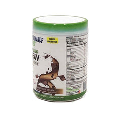Performance Inspired shake glass with chocolate flavor for post-workout refreshment.