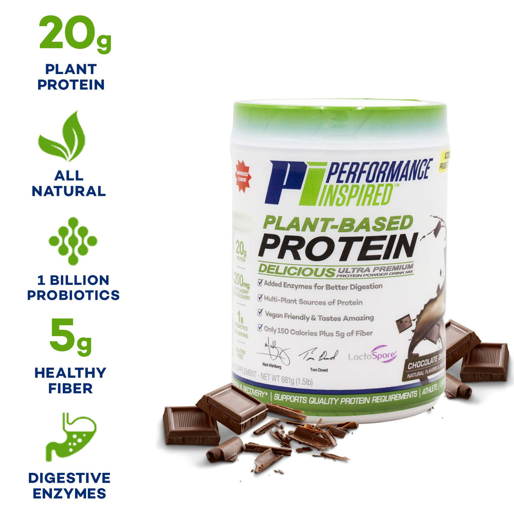 Performance Inspired tart cherry image suggests post-workout recovery notes.