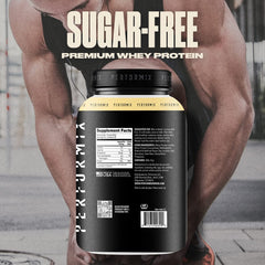 PERFORMIX nutrition label on vanilla tub highlights 24g protein per serving.