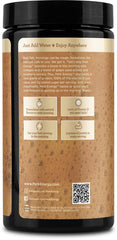 Perk Energy Tan Mocha Latte mixing jar ensures a smooth blend.