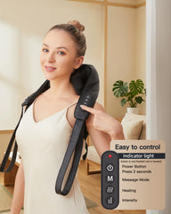 CORDLESS PERLEVI massager enables hands-free use at home or office