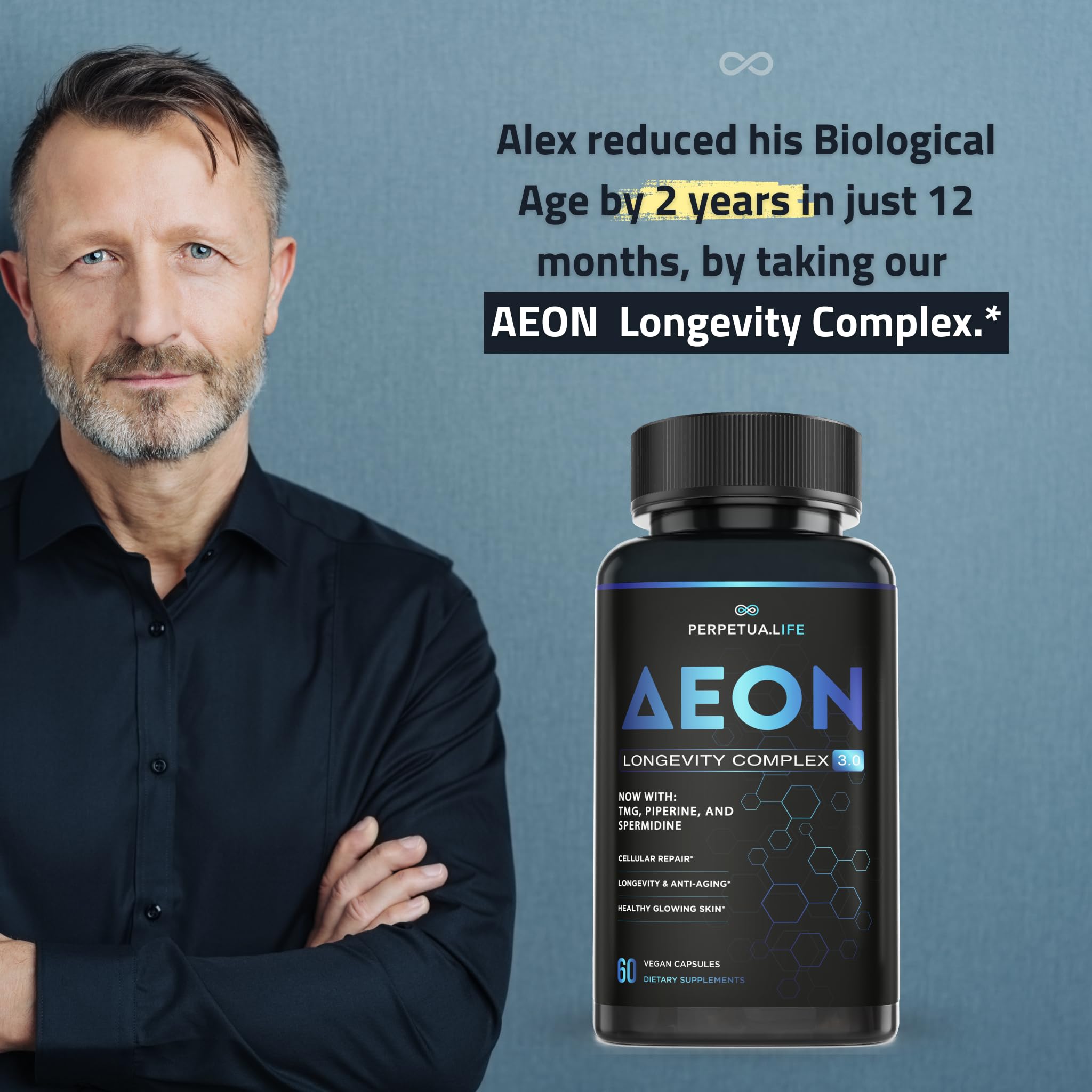 AEON vegan capsules in a clean, simple daily routine.
