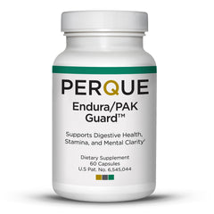 PERQUE Endura/Pak Guard bottle front with mineral blend for hydration