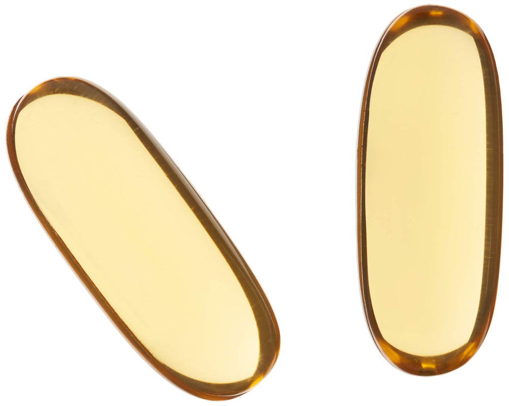 Perricone MD Omega-3 bottle on a kitchen counter with a meal scene.