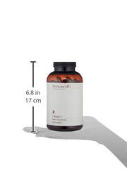 Perricone MD Omega-3 packaging next to a nutrition label.