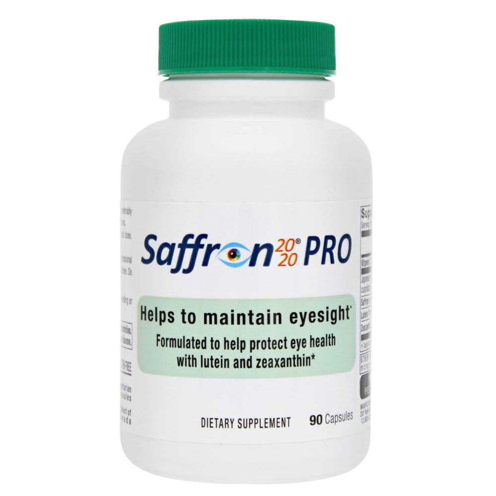 Persavita Saffron 2020-PRO bottle: ready for daily wellness routine.