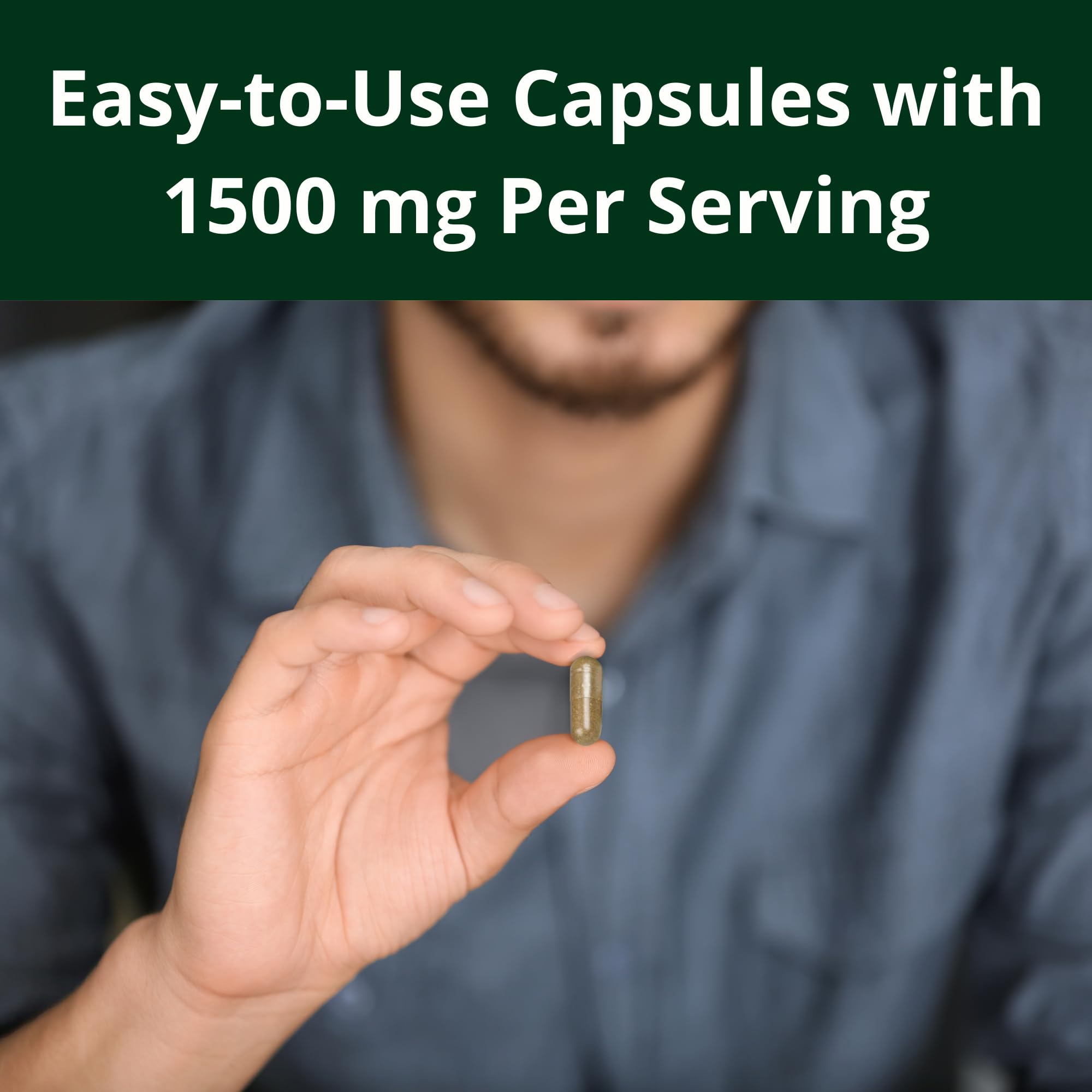 Peruvian Naturals Graviola 150-capsule bottle ready for long-term use
