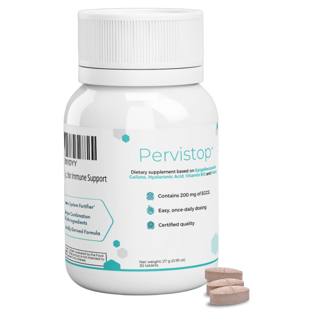 Pervistop daily-dosing bottle for convenient, once-daily use.