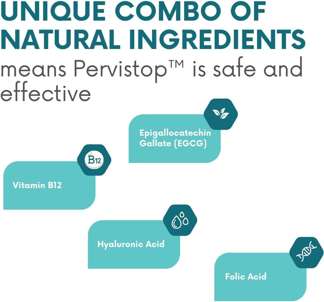 Pervistop packaging box shown for trusted product presentation.