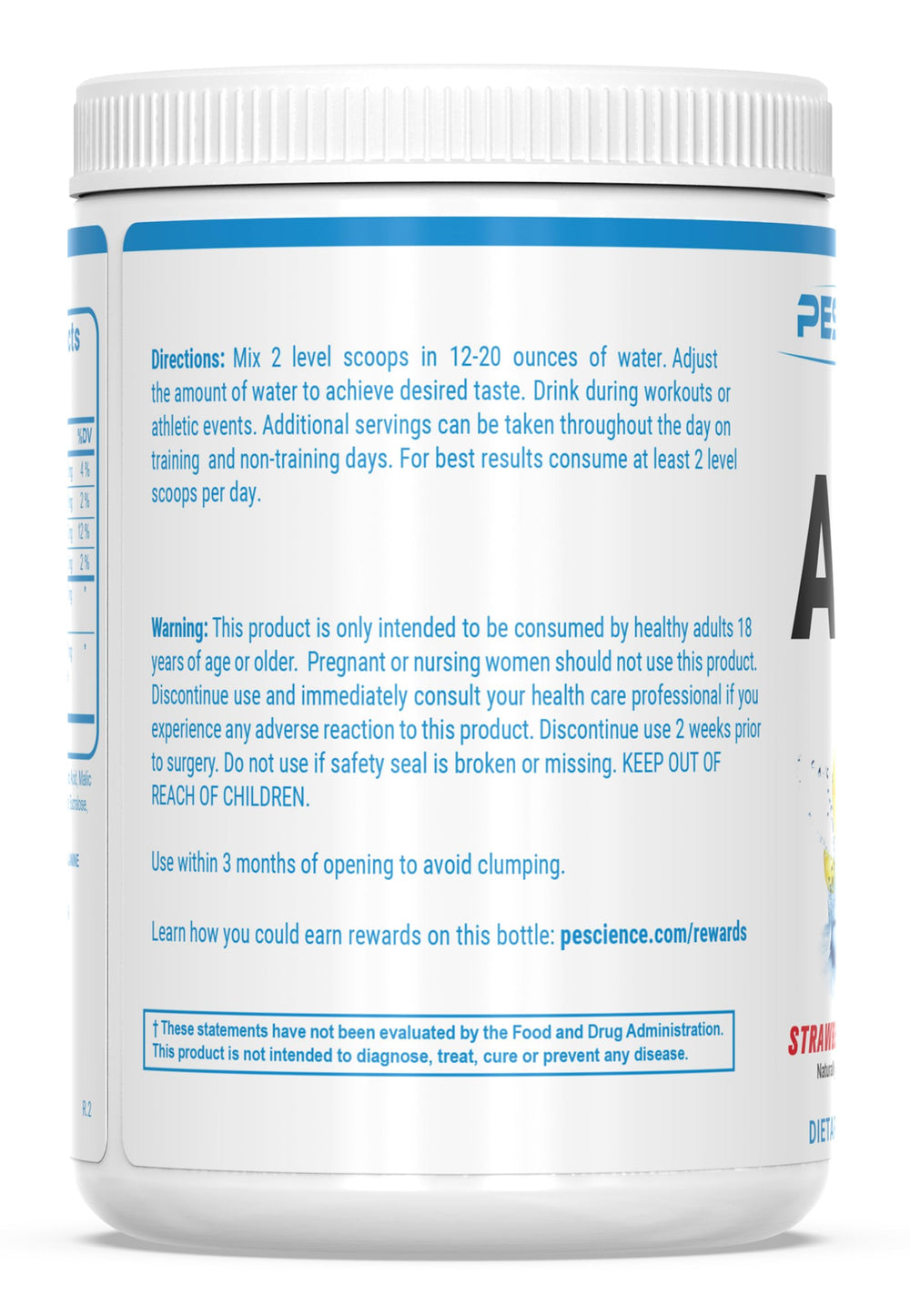PEScience Amino IV third-party tested with COA for purity.