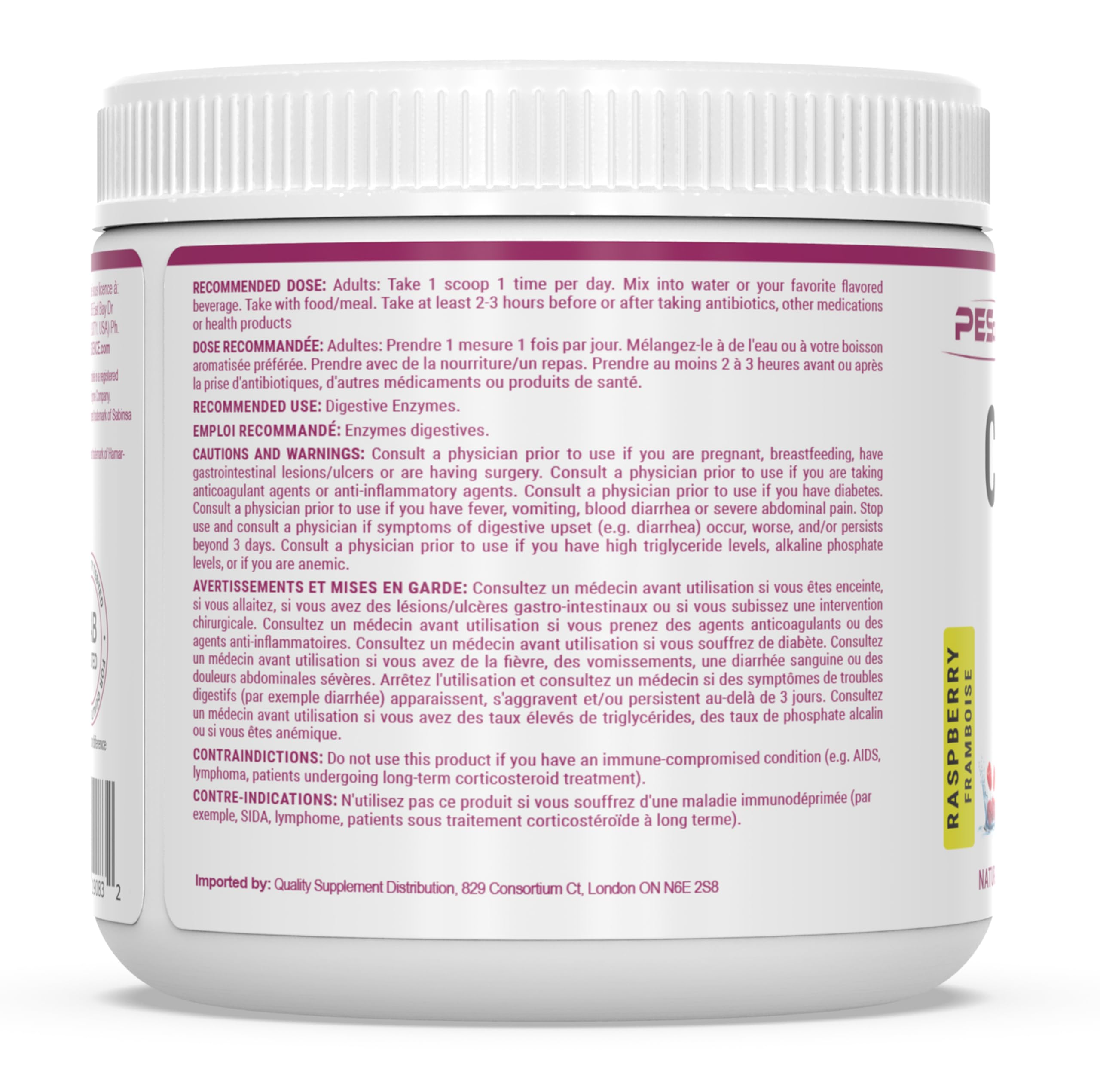 PEScience Complete-GI raspberry swirl suggests inviting flavor and daily use.