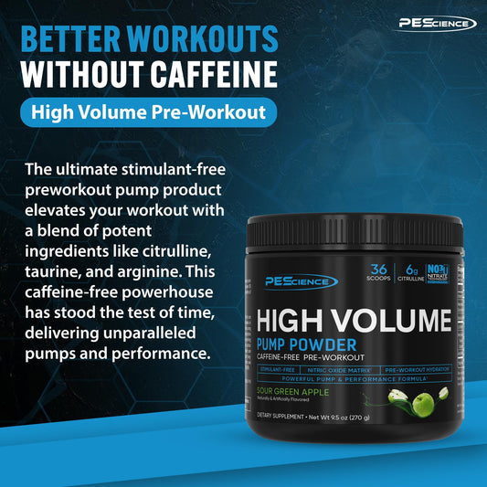 PEScience High Volume L-Citrulline Boost visual highlights nitric oxide support for endurance