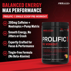 PEScience Prolific-1 arginine-nitrate No3-T for improved blood flow imagery.