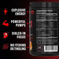 PEScience Prolific-1 bottle being poured for training.