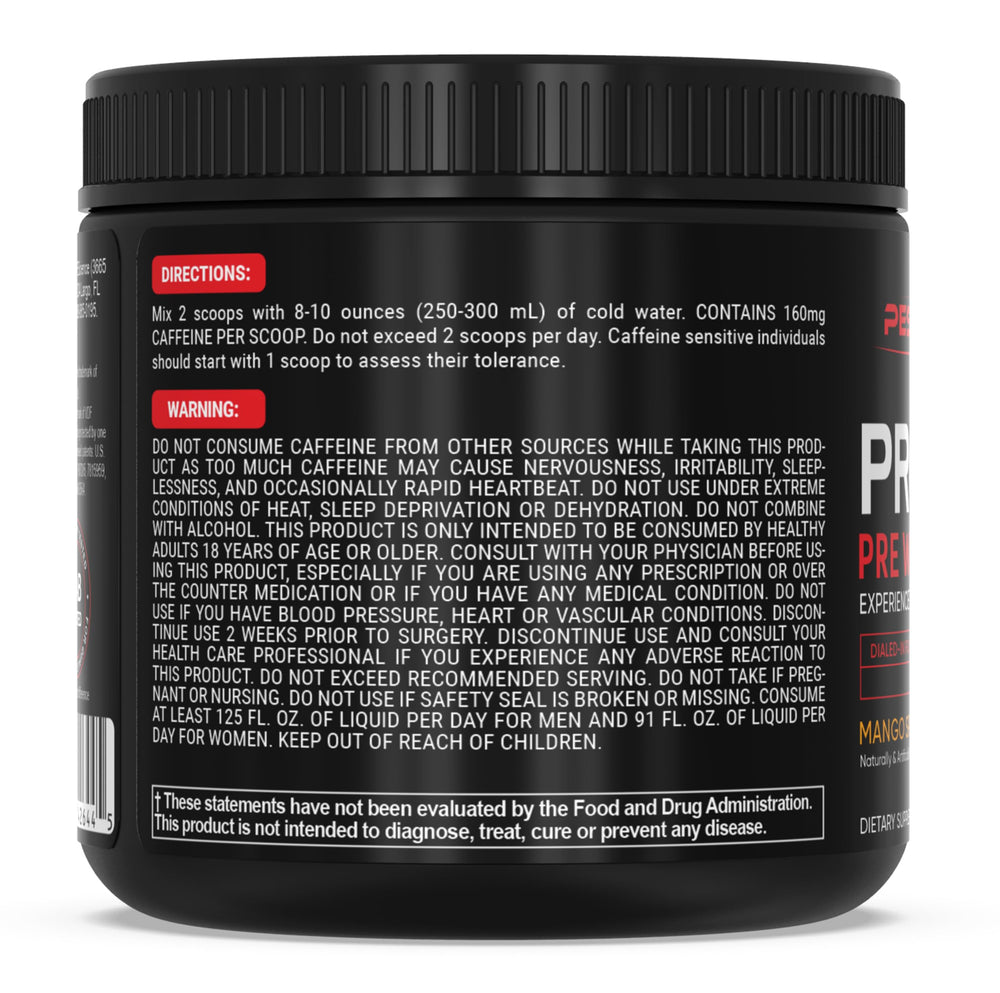 PEScience Prolific beta alanine-free claim with training benefits