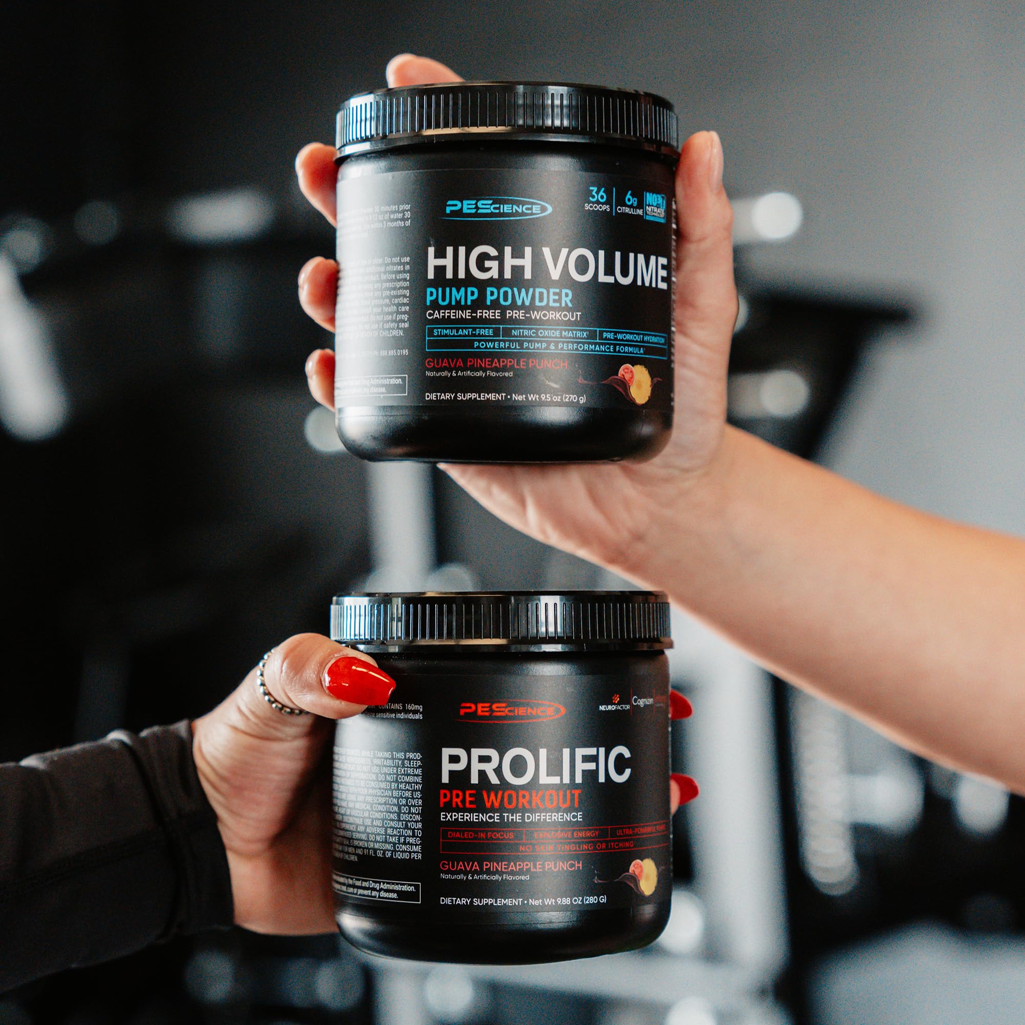 PEScience Prolific energy and pump imagery suggesting strong performance during training