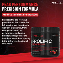 PEScience Prolific scoop dissolving in water demonstrates quick mix and clean energy delivery