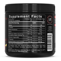 PEScience Prolific two-scoop serving prep on mixer bottle.