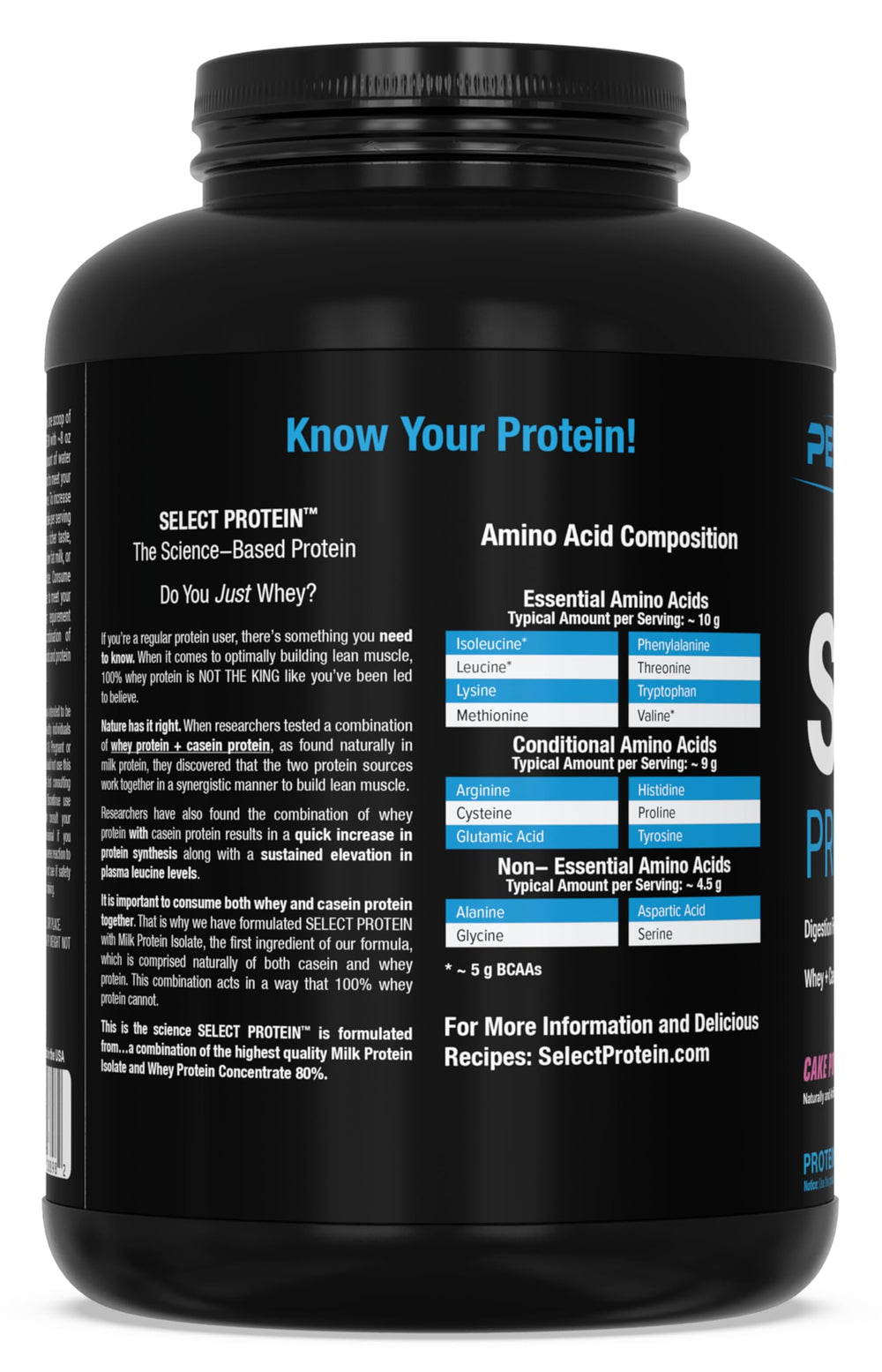 PEScience Select Cake Pop post-workout shake idea for recovery