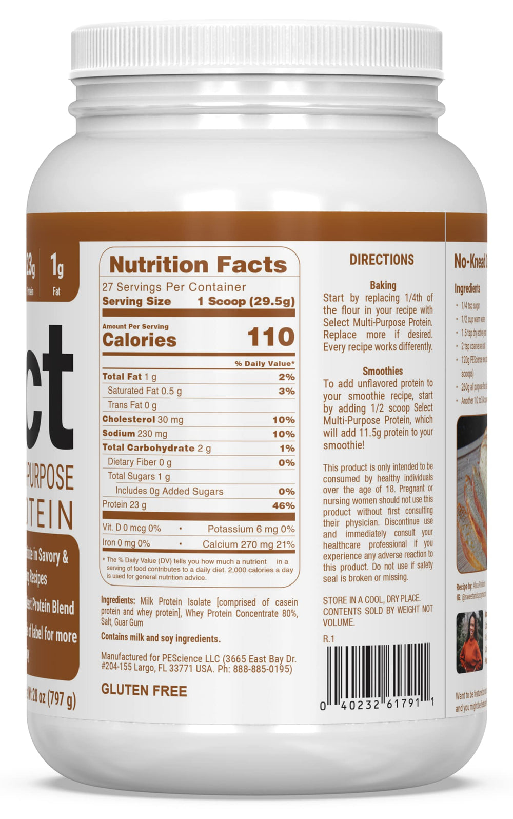 PEScience Select packaging highlights USA-made and third-party testing
