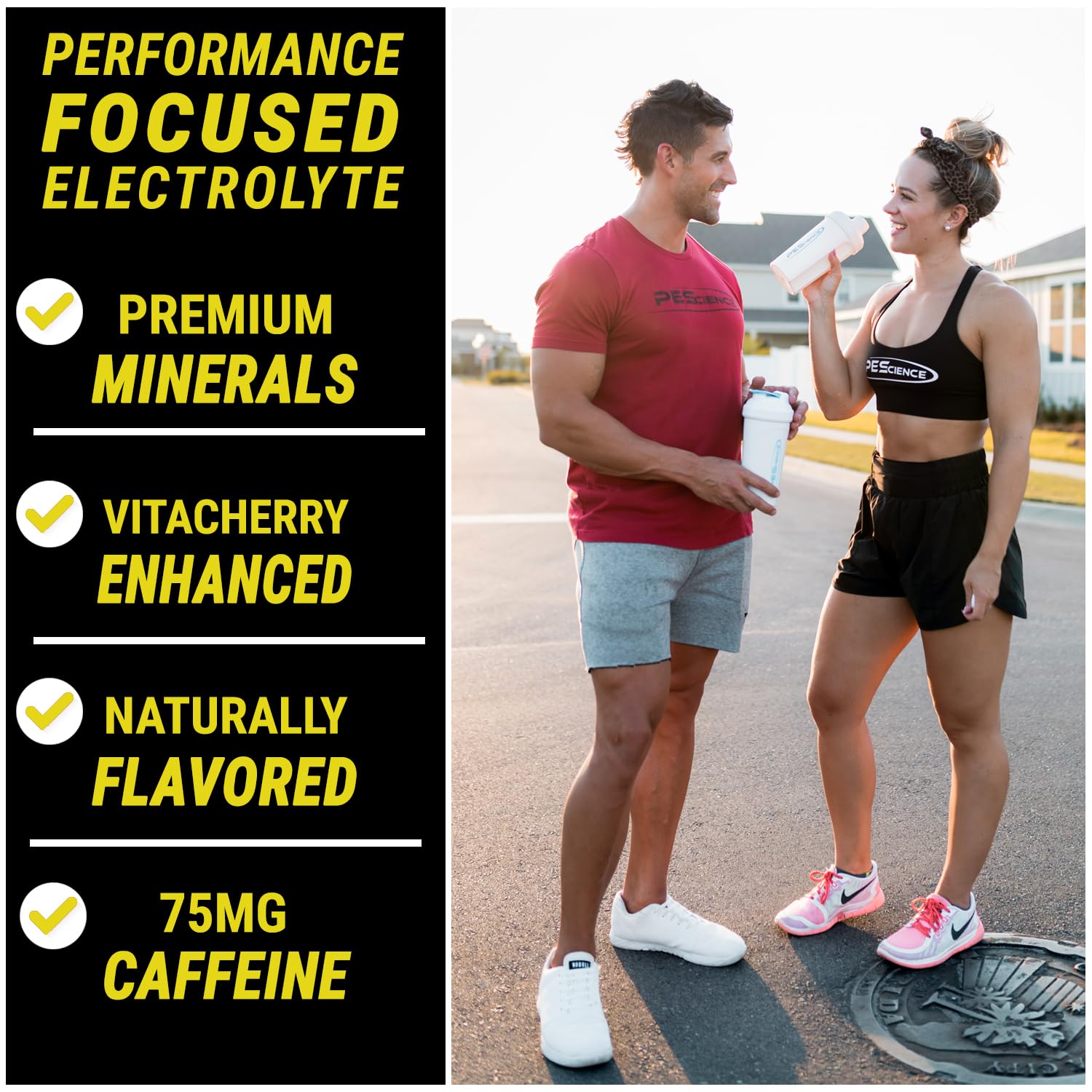 PEScience Versalyte Charged powder packet serving for convenient daily energy and hydration.