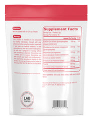 PEScience Versalyte ingredients panel emphasizes magnesium, calcium, potassium, and taurine.