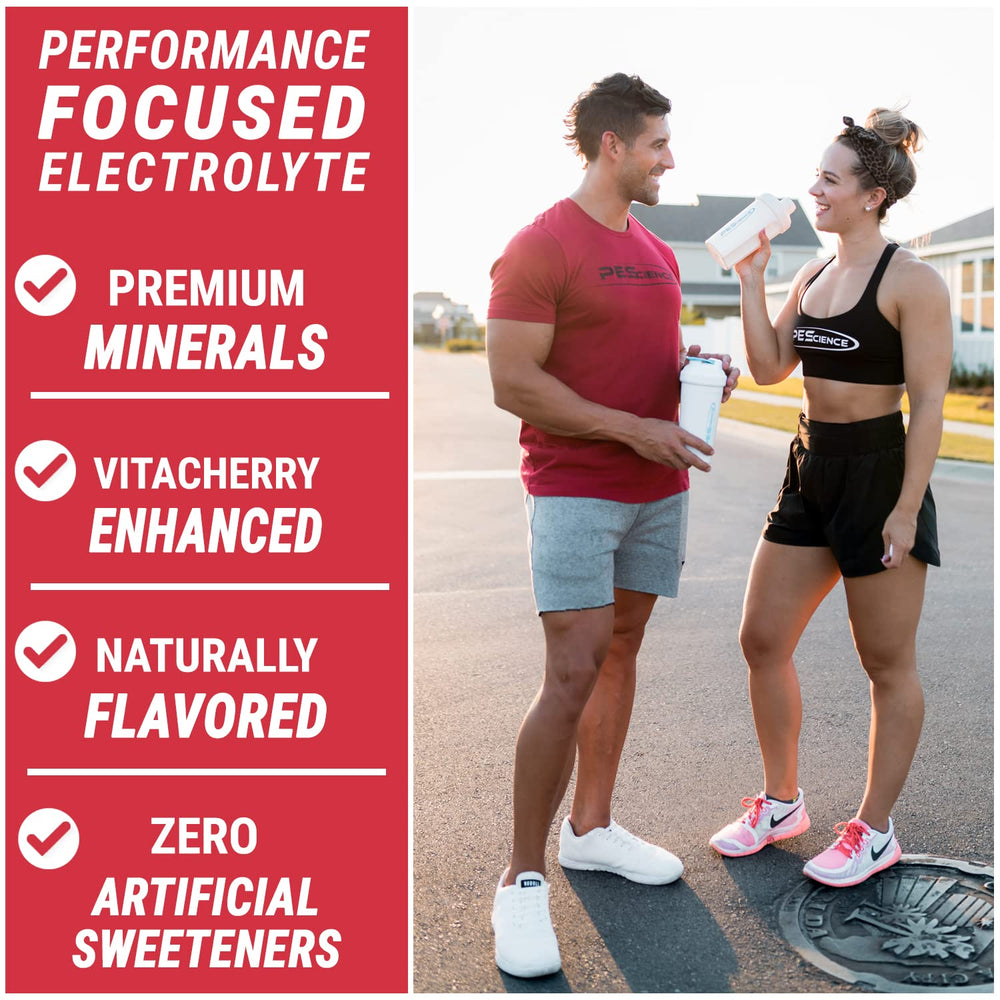 PEScience Versalyte wild berry label highlights flavor and ingredients.