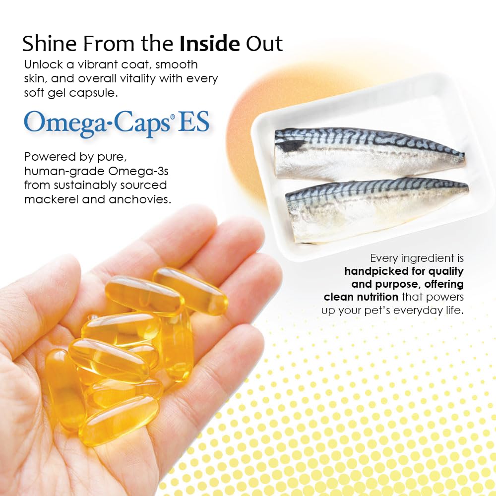 Pet Health Solutions Omega-Caps ES all natural formula benefits