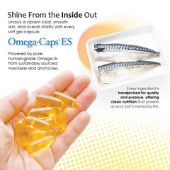 Pet Health Solutions Omega-Caps ES all natural formula benefits