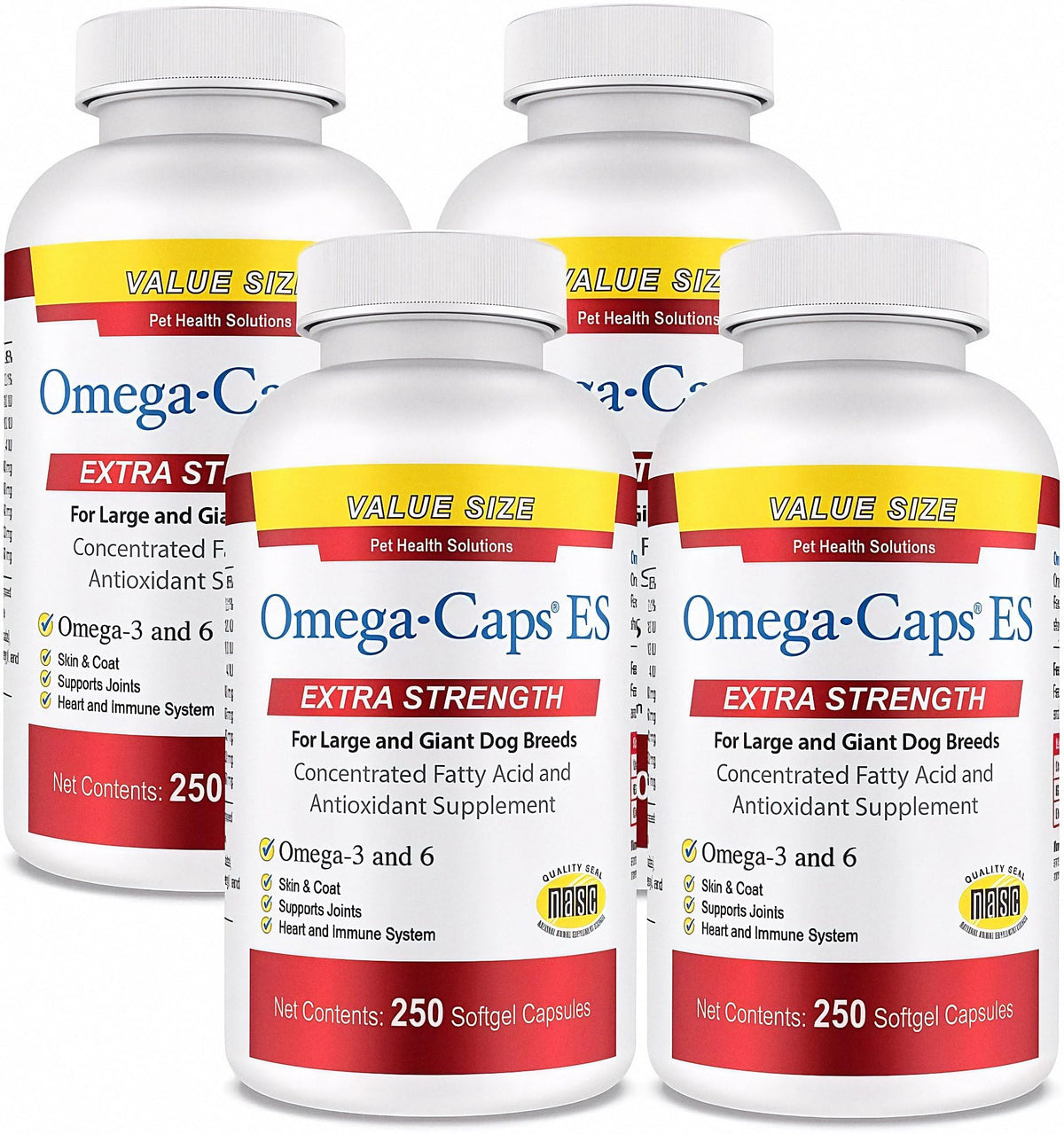 Pet Health Solutions Omega-Caps ES large-breed soft gels support joint mobility