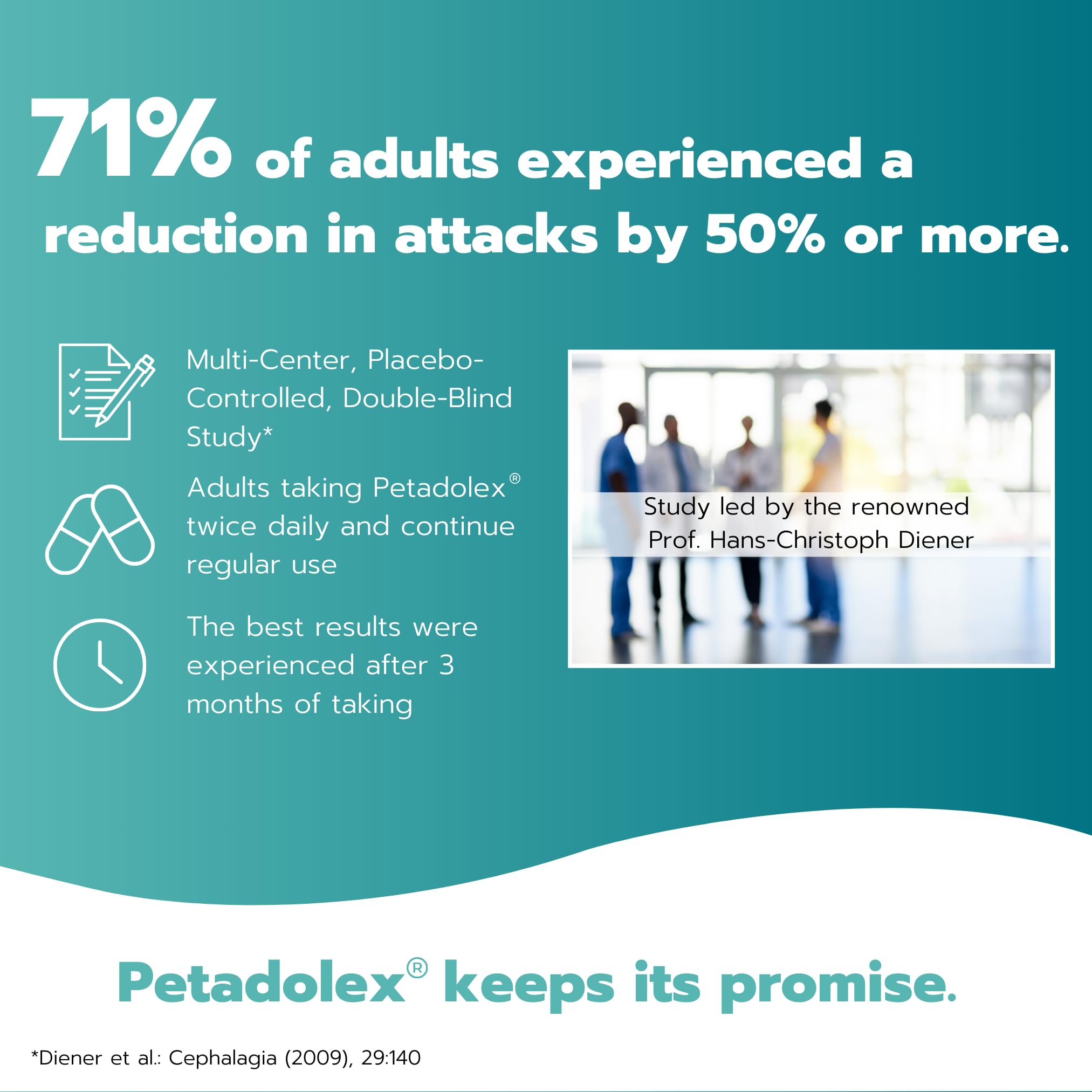 Petadolex PA-free label highlighting safety and purity