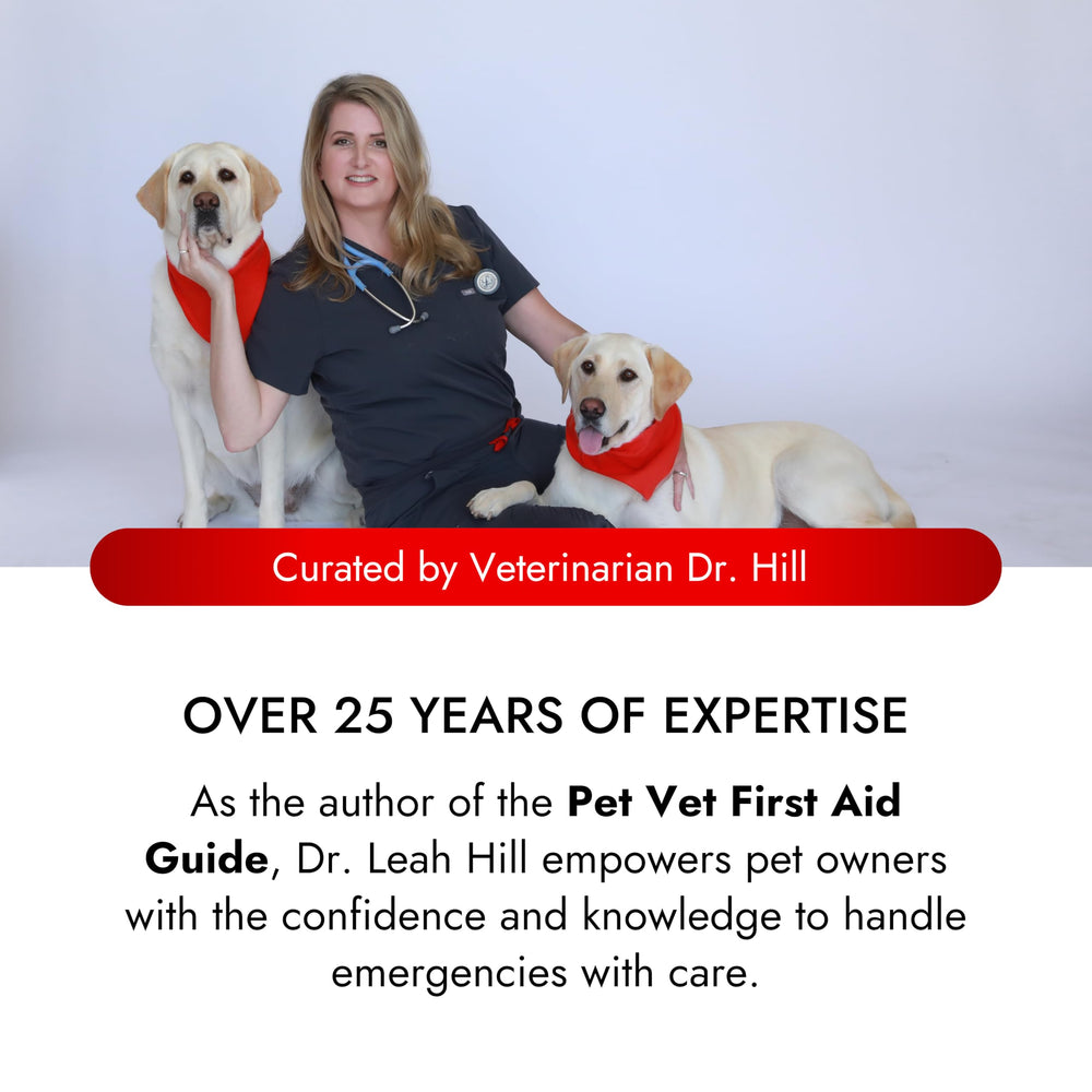 PetVet Medic step-by-step care guide included for calm decision making.