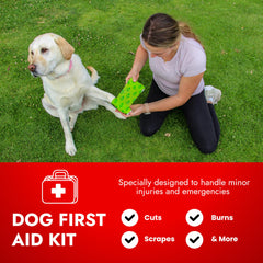 PetVet Medic thermometer inside kit for fast temperature checks during emergencies.