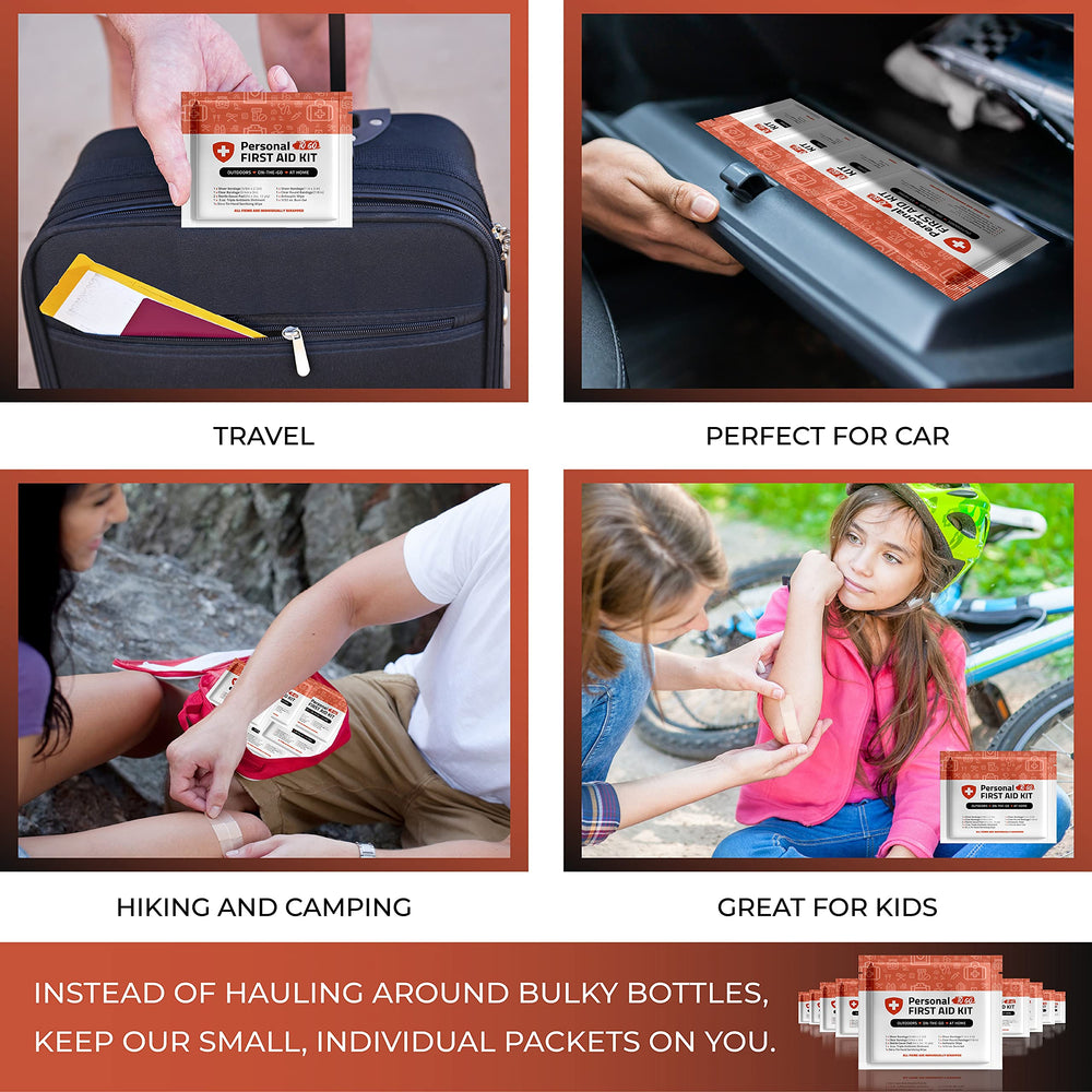 Assorted bandages in varied sizes provide quick-care options in the pH Advantage kit